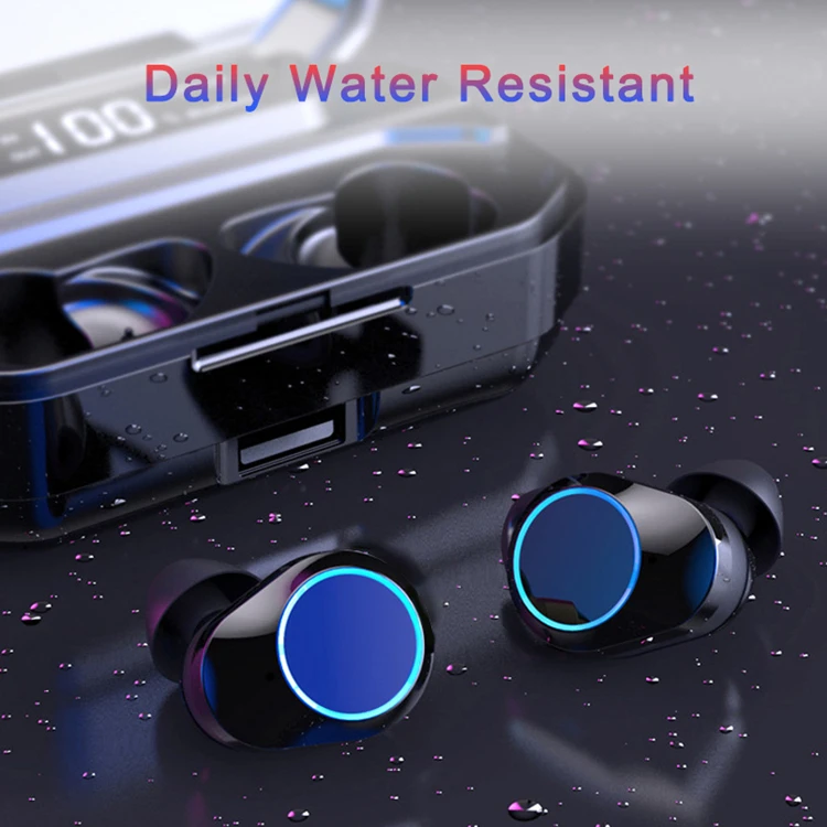 Bluetooth 5.1 TWS Wireless Earbuds – IPX7 Waterproof, 4000mAh Case, Stereo