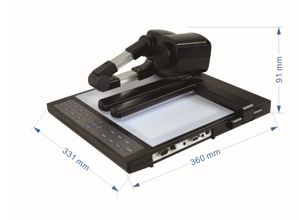 Visualizer for Classroom Document Digital Podium 8MP Camera HDMIx2 1080P Document Scanning