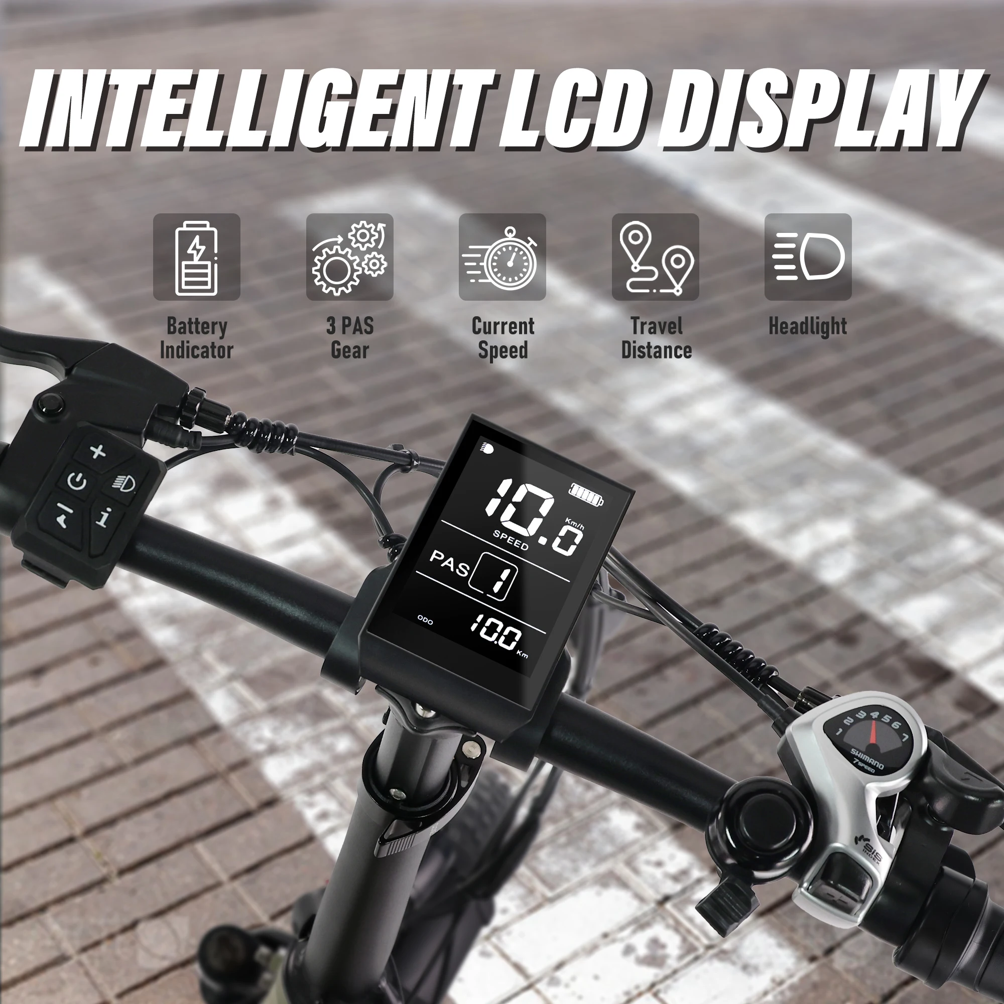 VARUN S20-1 PLUS 250W 48V 13AH Lightweight UL Certified E-Bike 4.0 Fat Tire Foldable Electric Bike for Adults