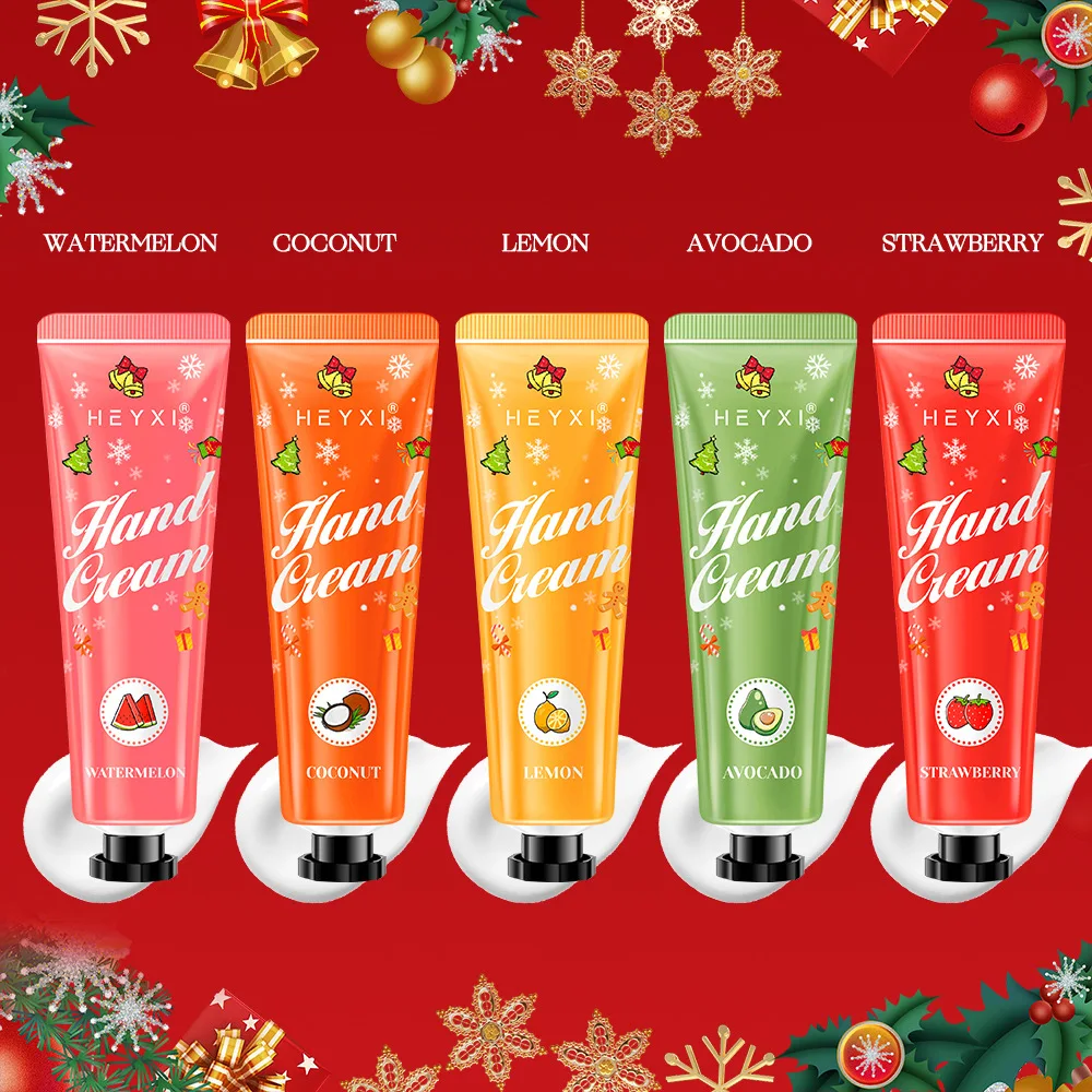 Heyxi 5-Pack Moisturizing Hand Cream Set for Autumn Winter