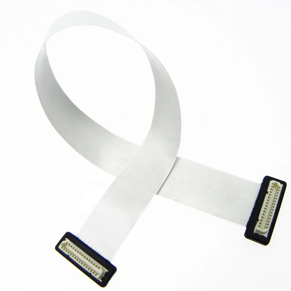 OEM ODM 31pin Board Connector DF9-31P-1V Female Plug 1.0mm Pitch Flat Ribbon FFC Flat Cable for Lvds