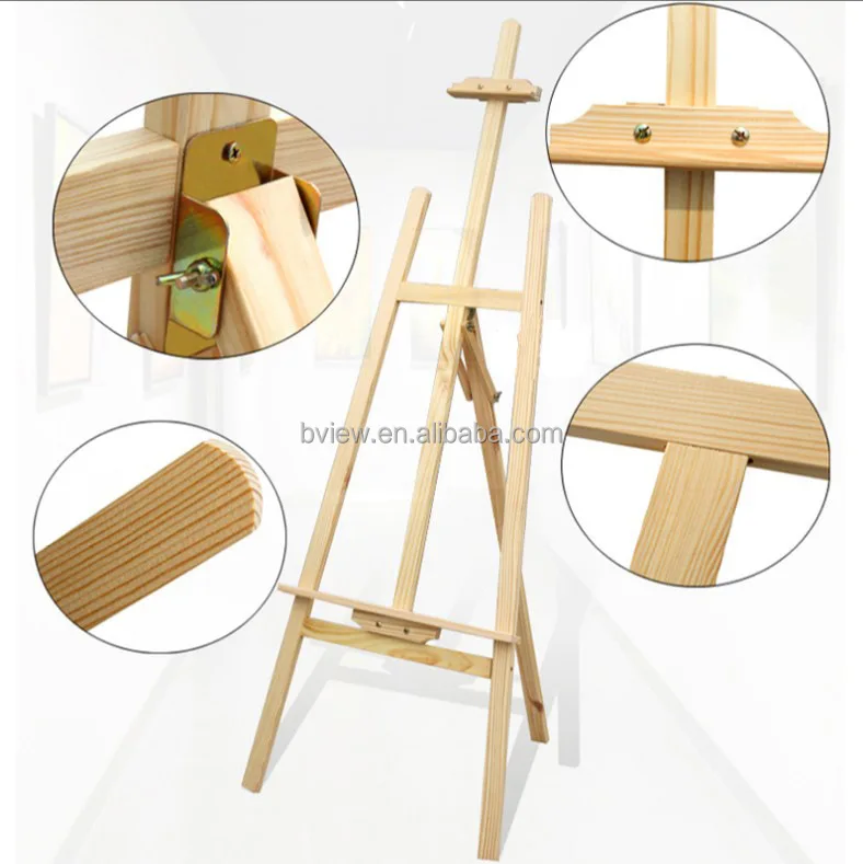 150cm Artist Painter Tripod Wooden Easel Stand for Art Craft Display Holder