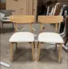 Chaise en bois naturel