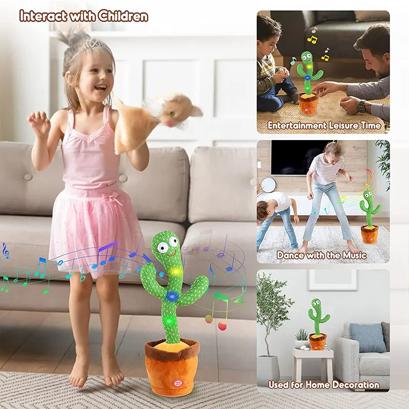 Cactus Dansant Bébé Pour Les Jouets De Bébé Garçons Filles, Jouet