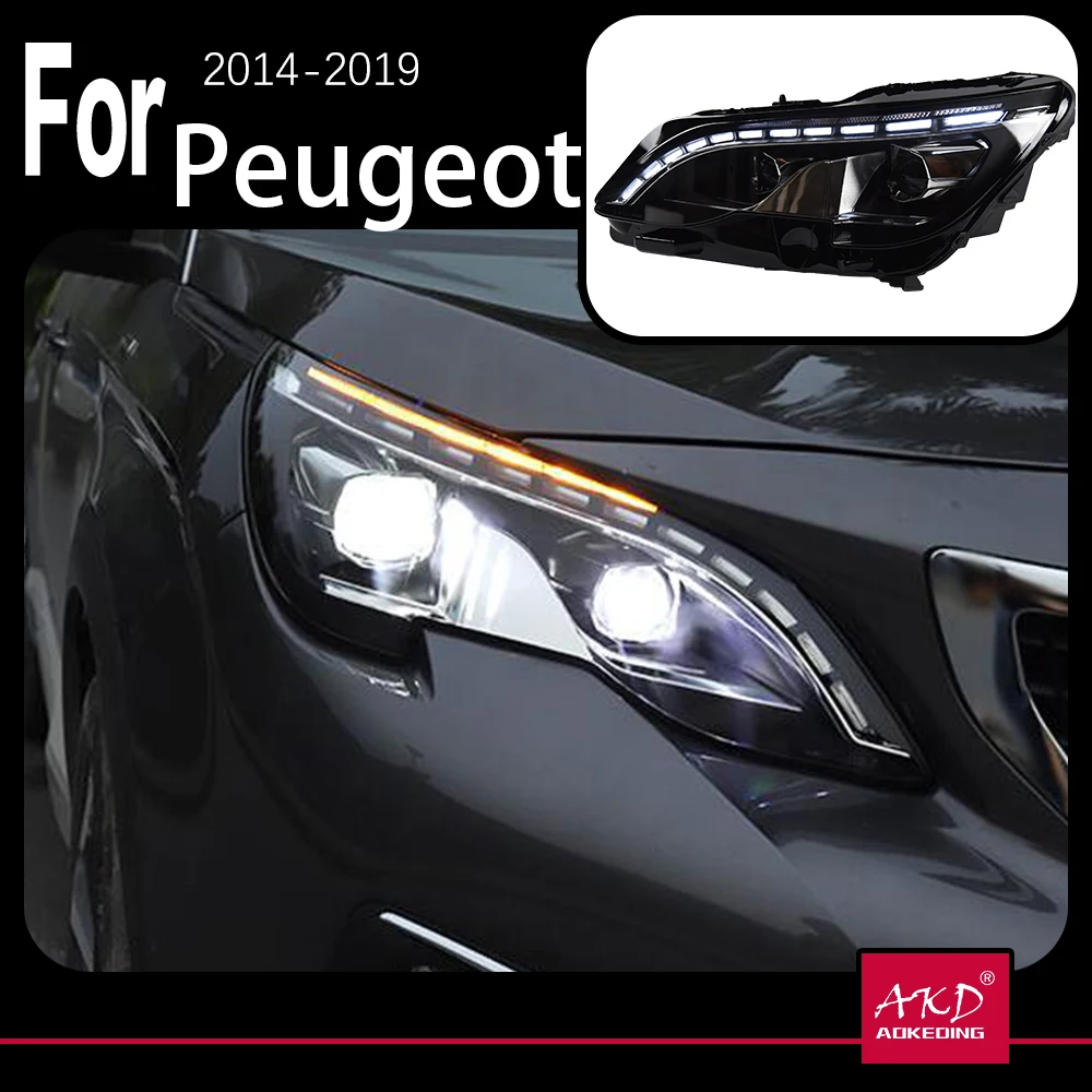 Module Feux De Jour (DRL) Compatible Peugeot 4008 5008 2017-2020 - Circuit Imprimé PCB - Blanc - Pour Amélioration Visibilité Et Style - 5