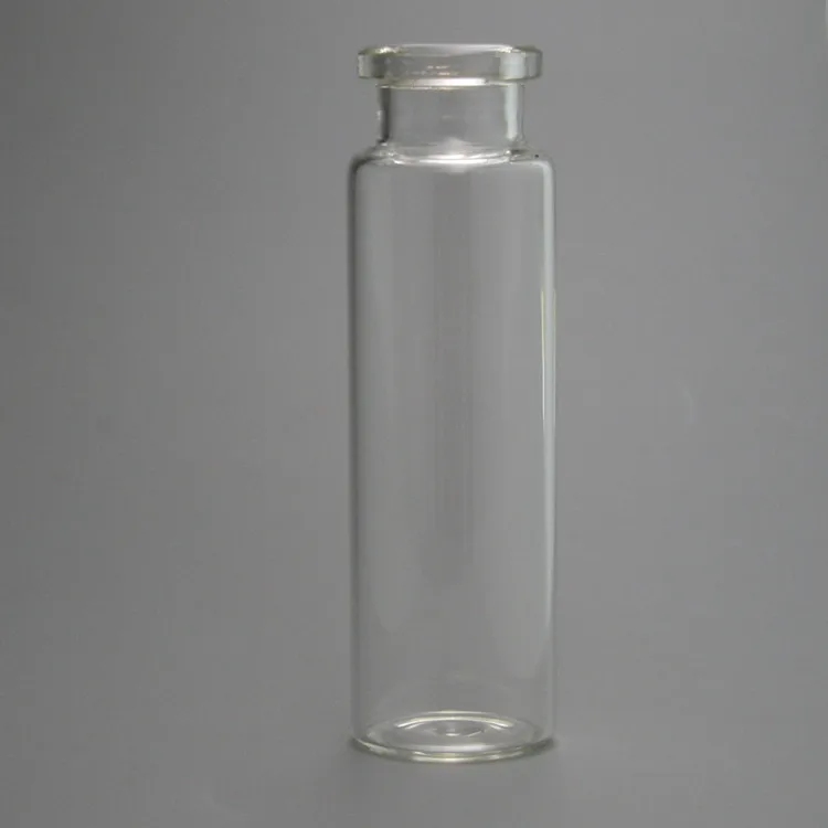 10 мл прозрачная Зажимная головка пустая в бутылку для образцов лабораторная стеклянная