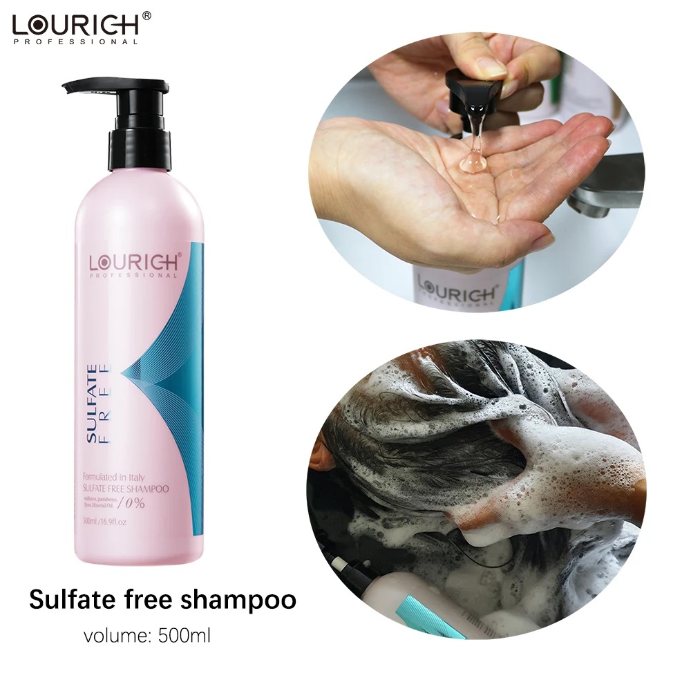 Lourub Cream Shampoo 300ml 3本セット LOURICH Hair Shampoo and Conditioner Treatment Set 500ml