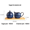 12 inch Sugar & creamer set