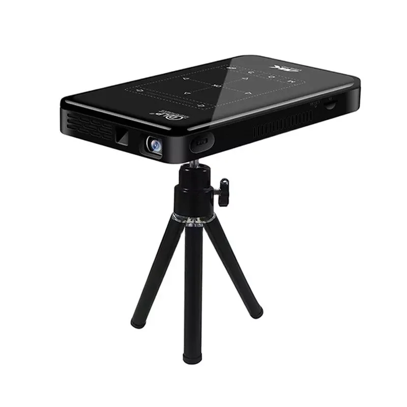 DLP P09-II Mini Portable Projector - Android 9.0, 4K Decoding, LED
