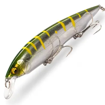 Lure for Pike Bass-Long Casts Floating Sinking Minnow Jerkbait Twitch-and-Pause Action Stainless Steel 160mm Dual-Water-Layer – Minnow – view 3