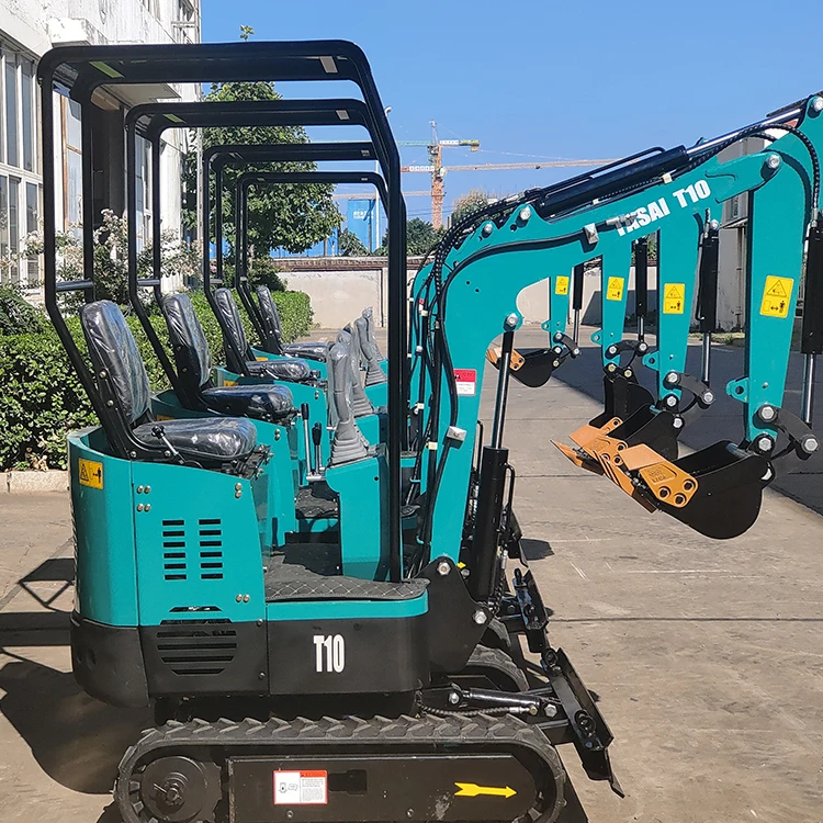 HT10 HT20 HT22 Mini Diggers for Sale Mini Excavator 1ton Mini Digger Garden Use