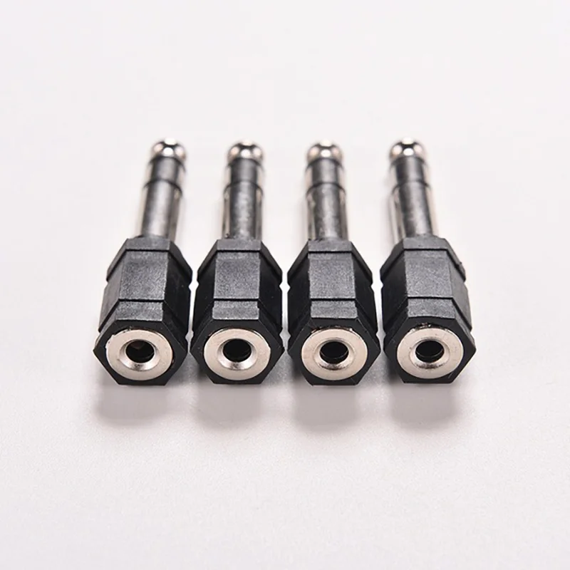 6,5 мм 1/4 штекер до 3,5 мм 1/8 гнездо стерео аудио микрофон штекер Адаптер Мини Джек