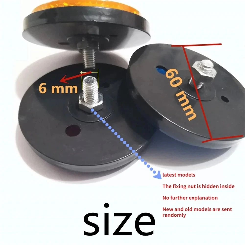 Circular Reflector Universal Car Trucks Motorcycle ATV Bikes Bicycle Reflector Safety Reflector Motorcycles Accessories