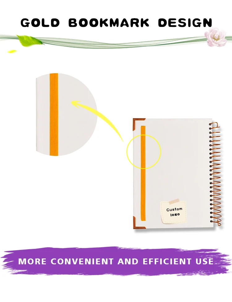 Jame Book Printing Planners Agenda Diary Calendar Spiral Notebooks Note Book Custom logo Custom Journal details