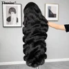 Parrucca Ondulata in Capelli Grezzi all'Ingrosso di Fabbrica