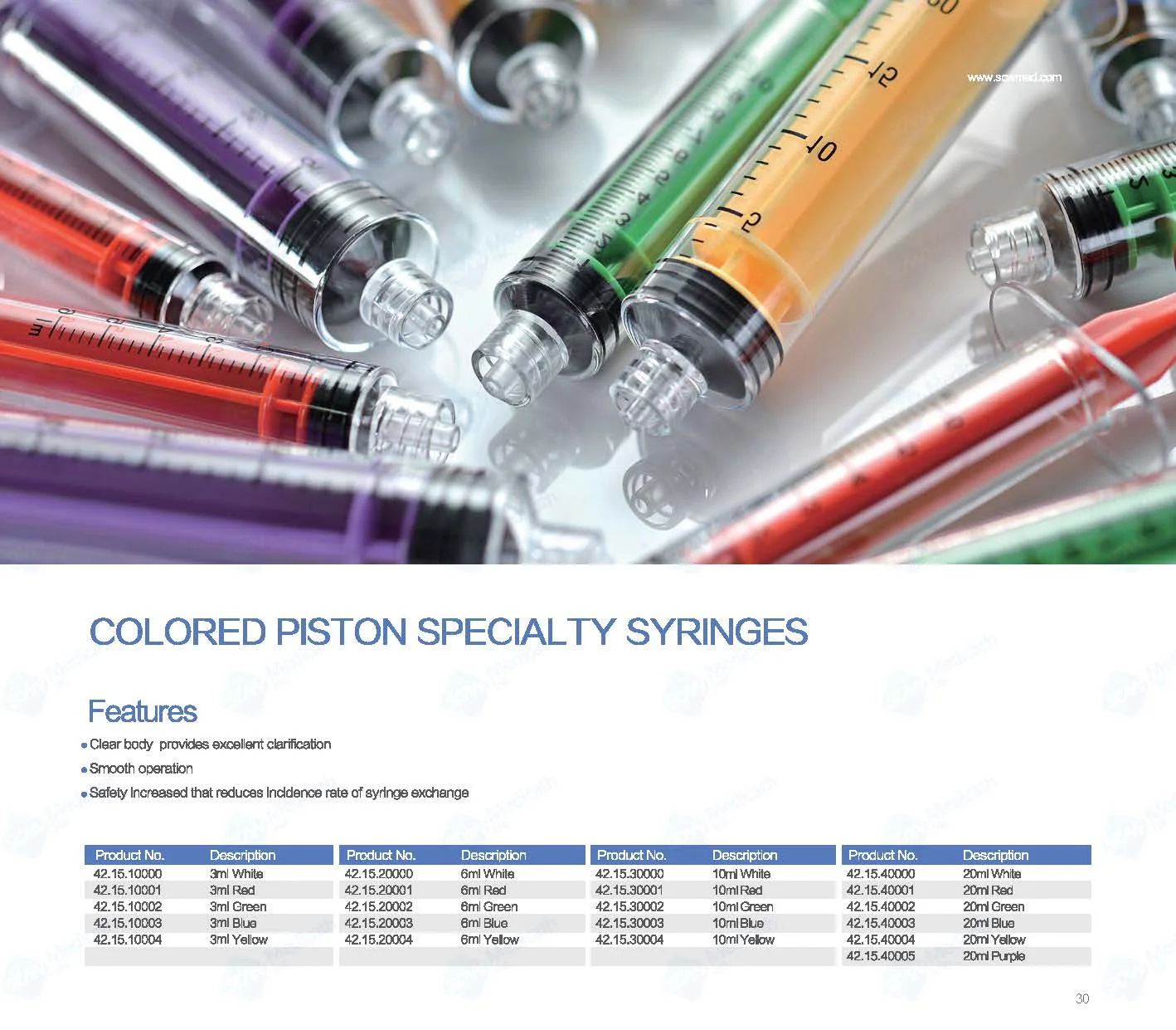Colored Syringe 