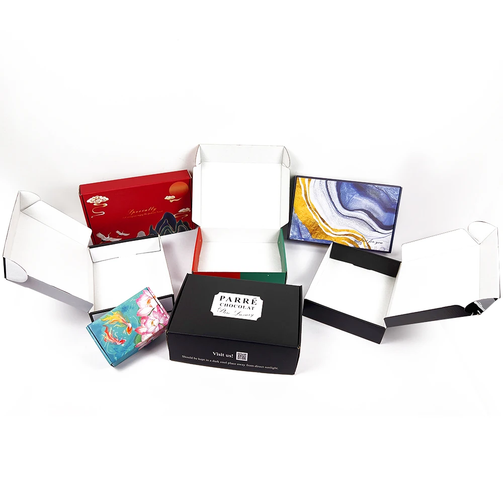 Cosmetics Pr Shipping Make up Package Boxes Packaging Custom Print logo  Kraft Paper Carton Mailer Box