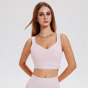 High Quality Ladies Sports Bra Top Workout Gym Crop Top With U Back for Yoga and Fitness Women's Gym Crop Top