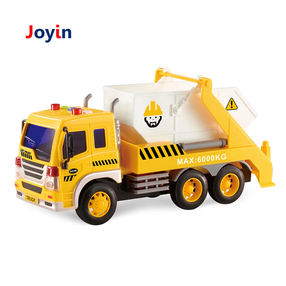 Engineering Back Cartoon Engineering Truck Toy Friction Car Pull Back Cars Push and Go Cars