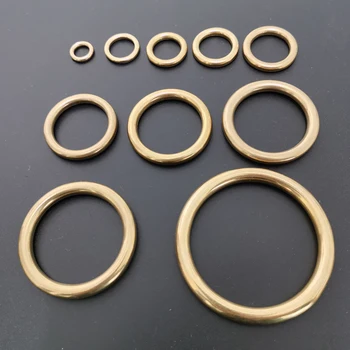 Custom solid brass o ring metal o ring 16mm 20mm 26mm 38mm 45mm 50mm