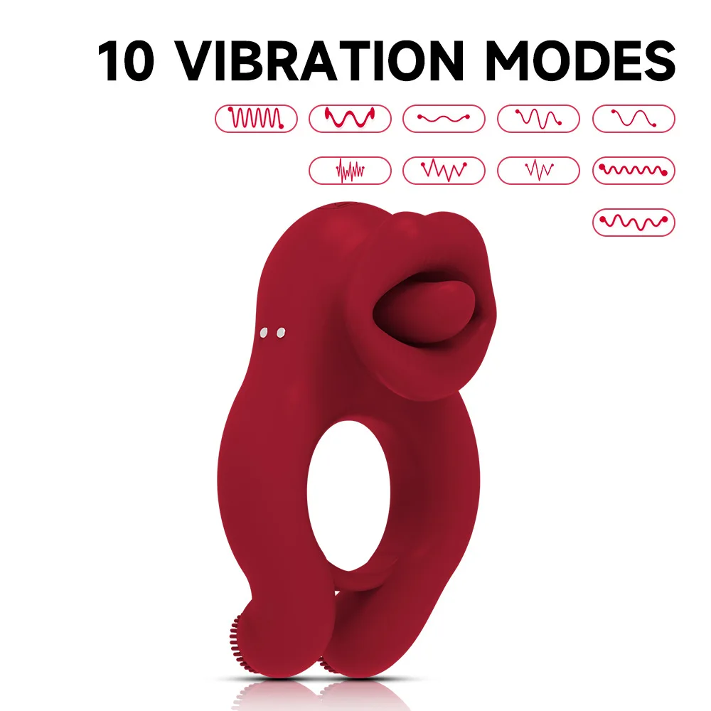 Anneau de pénis, gode vibrant, jouet sexuel pour couple, anneau vibrant, jouets sexuels pour femme, vibrateurs linguaux, anneau de pénis pour homme