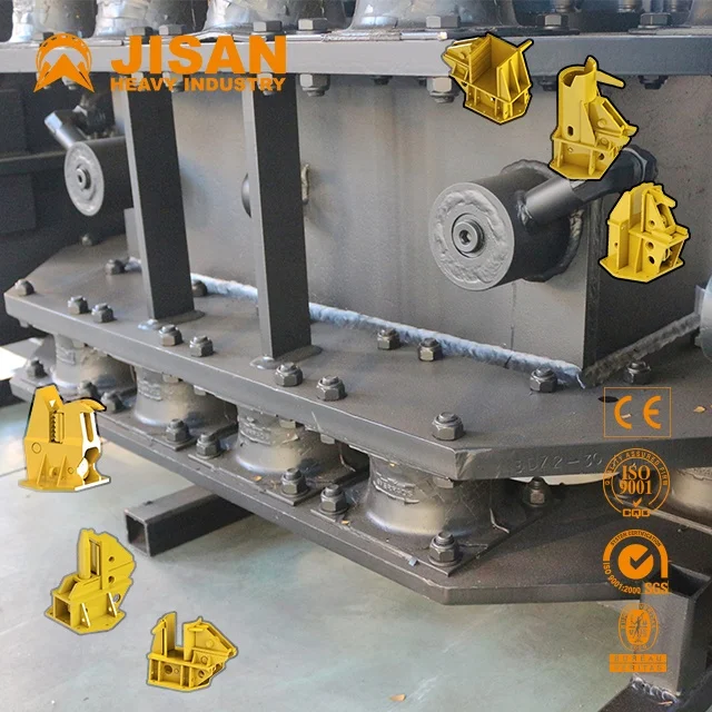 Guardrail Post Ice 330d Excavator Mounted Vibro Hydraulic Static Pile Driver Price Hammer for Skid Steer Loader