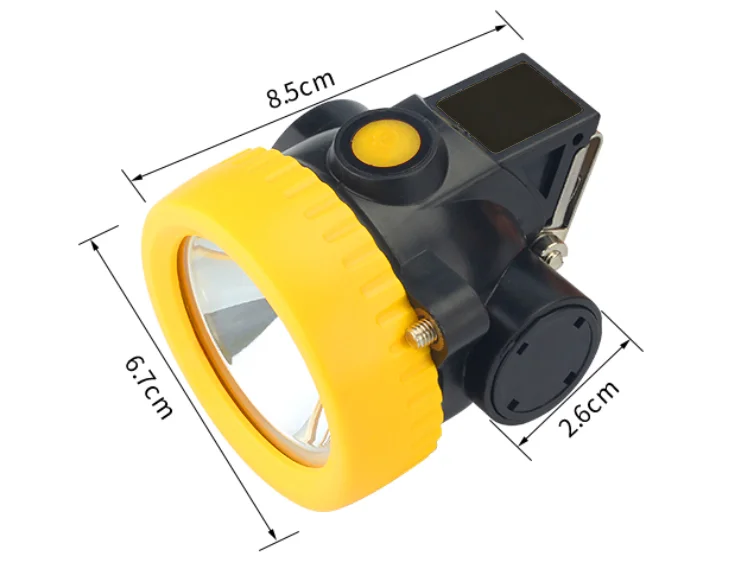 5000Lux Cordless Mining Lamp IP68 Waterproof 191g Custom Colors Suitable for Harsh Environments