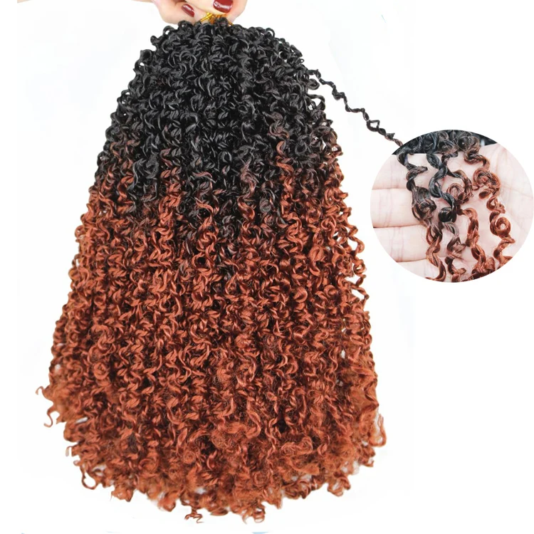 wholesale Yanky Twist Crochet Hair Pre Twisted Curly Braiding Hair