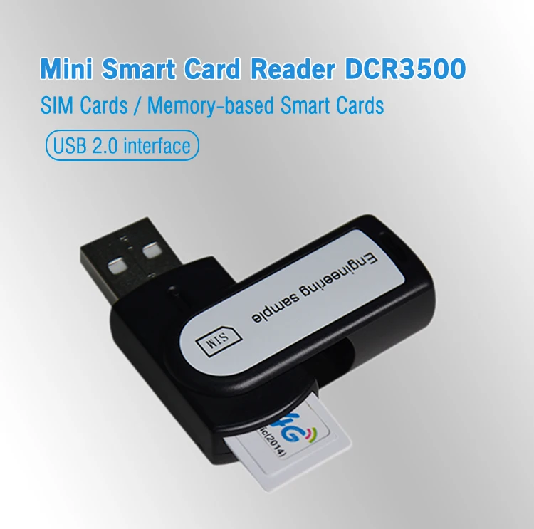 Chip USB CCID Backup SIM Card Reader Writer For GSM Phone DCR3500 - ANKUX.COM