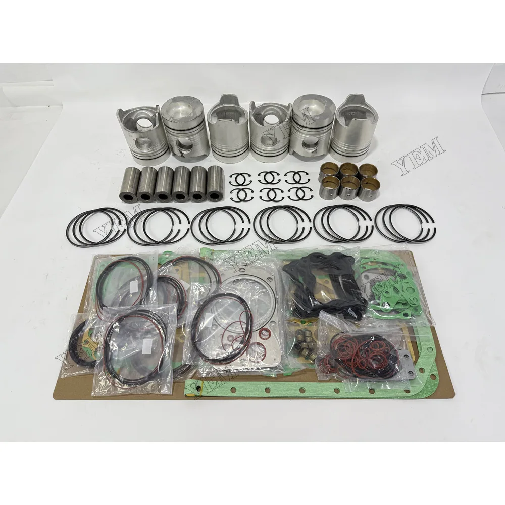 For Mitsubishi 6D20 Piston and Rings With Gasket Set Engine Parts 3