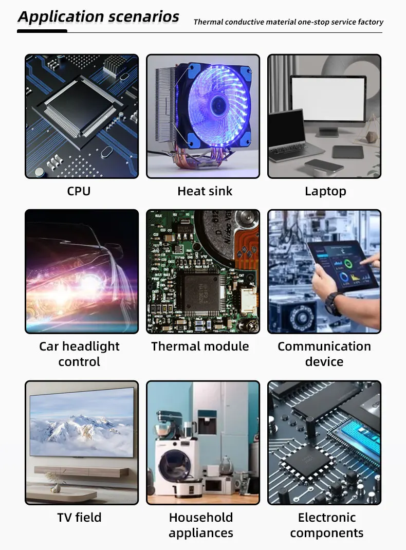 Thermally Conductive Potting Compound Thermal Pad Electric Insulator