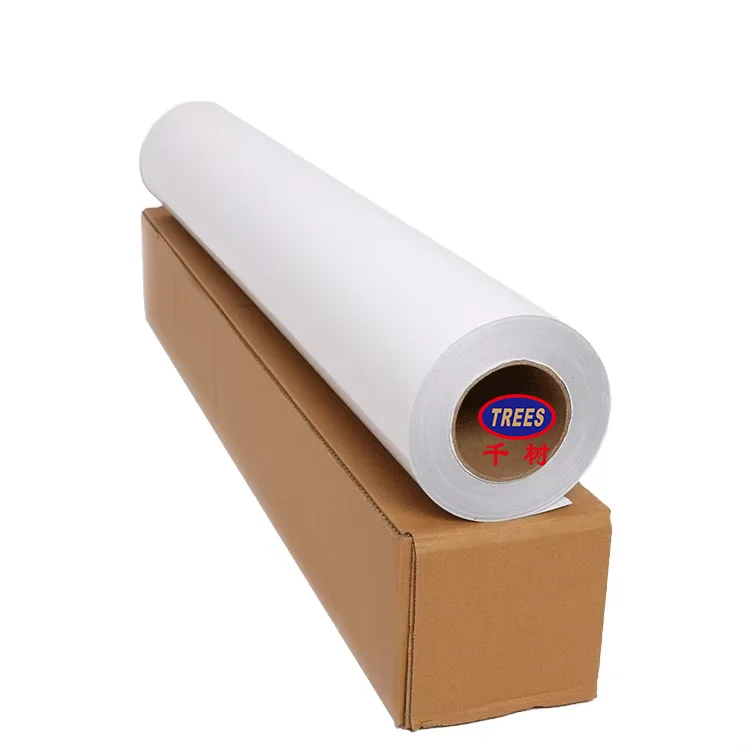 TREES QS3015 Glossy Removable White Back PVC Vinyl Sticker Self-Adhesive Matte Plastic Outdoor Advertising Eco-Friendly Factory