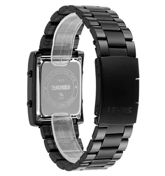 Wholesale skmei 1812 men digital outdoor dual time watches popular fashion  stainless steel sport watches men wrist From m.