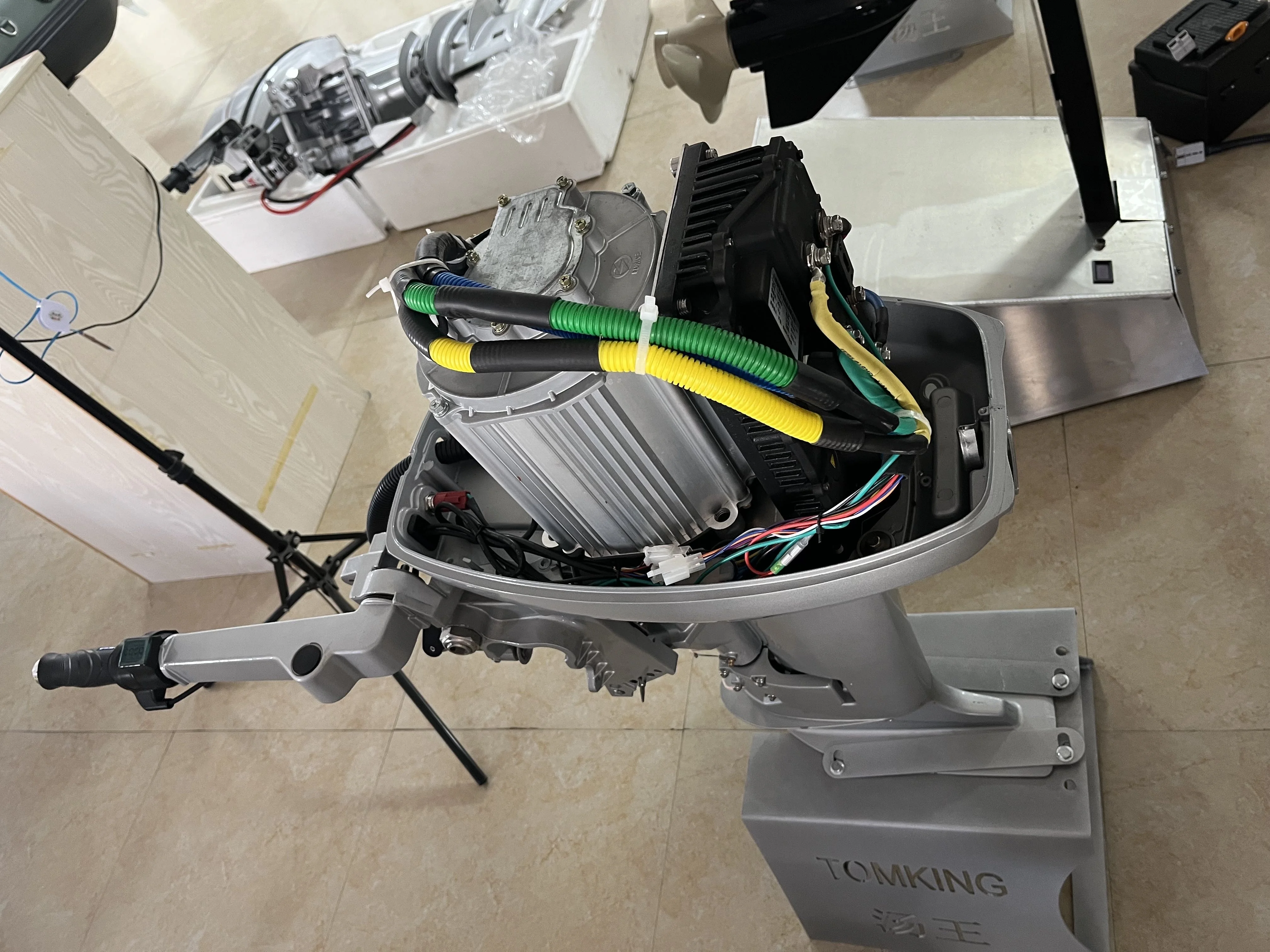 Economical Environmentally Friendly and Pollution-free Electric Outboard Motor 9KW/12HP