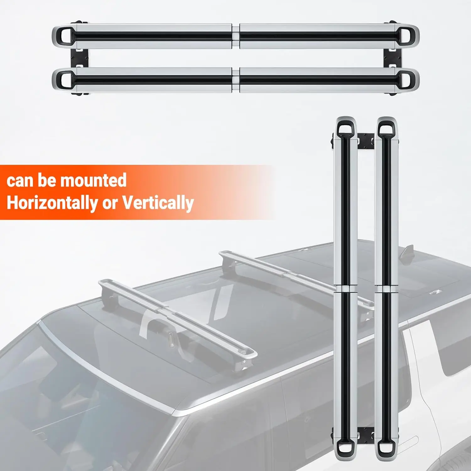Rivian R1t Rivian R1s Roof Rack Cross Bars,Roof Rail Top Cargo Carrier