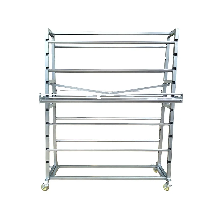 Customized Heavy Duty Metal Textile Fabric Roll Rack