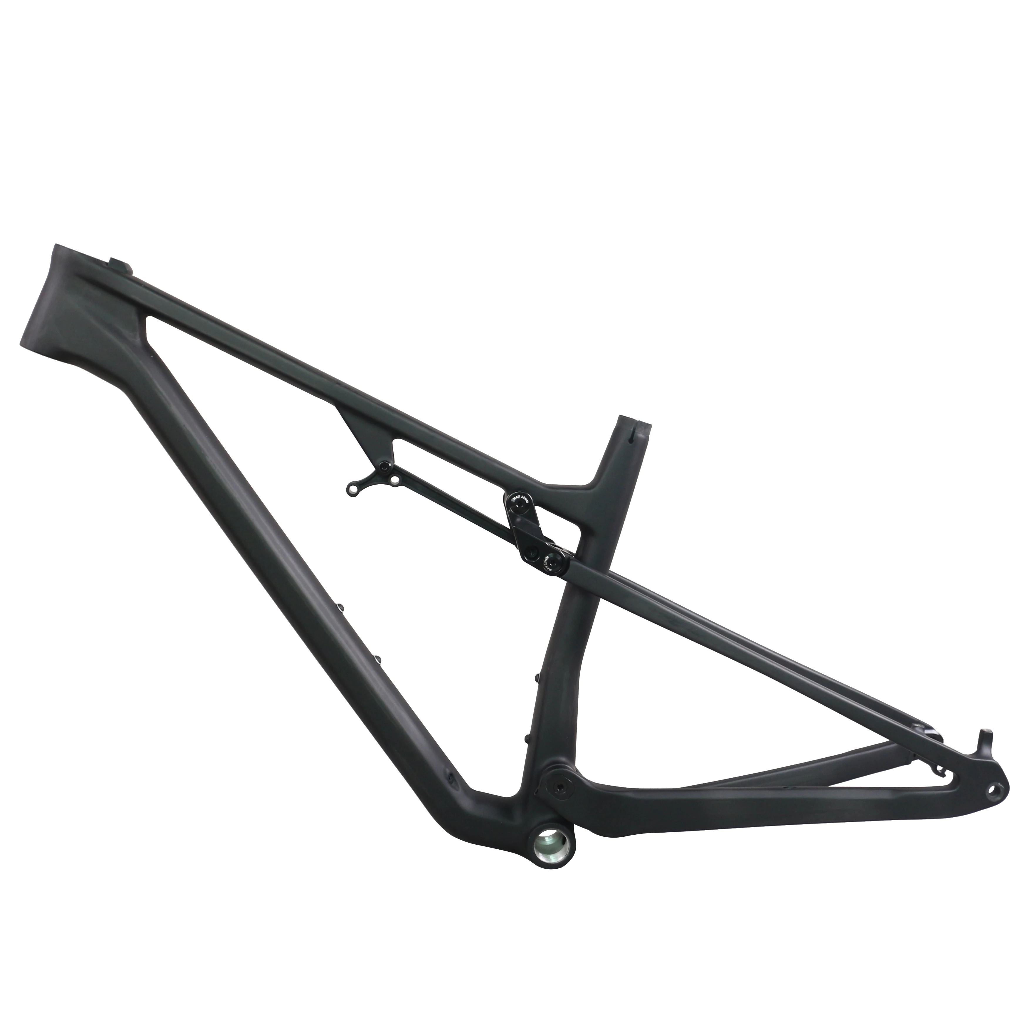Cadre VTT Suspendu Intégral Airwolf YFM036 Carbone T1000 - 29 Pouces, Noir, Taille XL, Boost 148mm