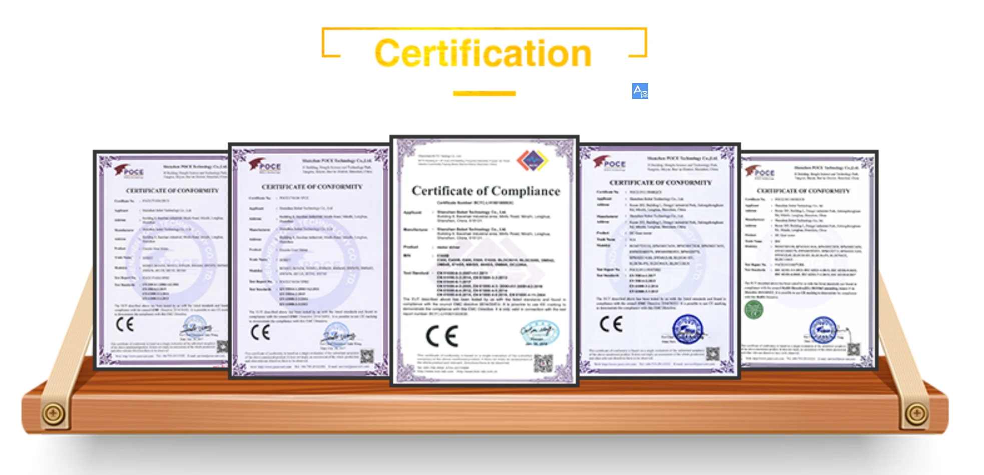 ISO9001 & ISO14001 certification CE certification reports CE Rohs VDE CCC ISO9000 ISO14000 Ul hundards of Many invention patents about motors and gearboxes