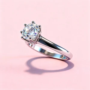 Certified Luxurious Exquisite Sparkling Wedding Ring Jewelry 925 Sterling Silver Moissanite Rings for Engagement