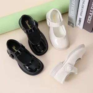 Wholesale Casual Girls' Single School Shoes Girls Princess Children's Single Soft Soled Mary Jane Shoes
