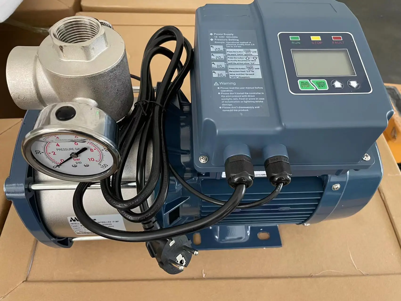 Variable Speed Constant Pressure Water Pump Water Pressure Booster Pump