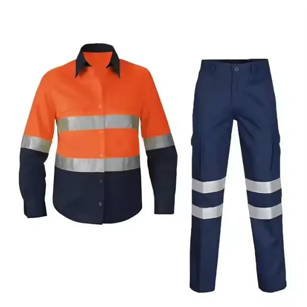 Custom OEM Men Overalls Reflective Safety Workwear Construction Coverall Workwear