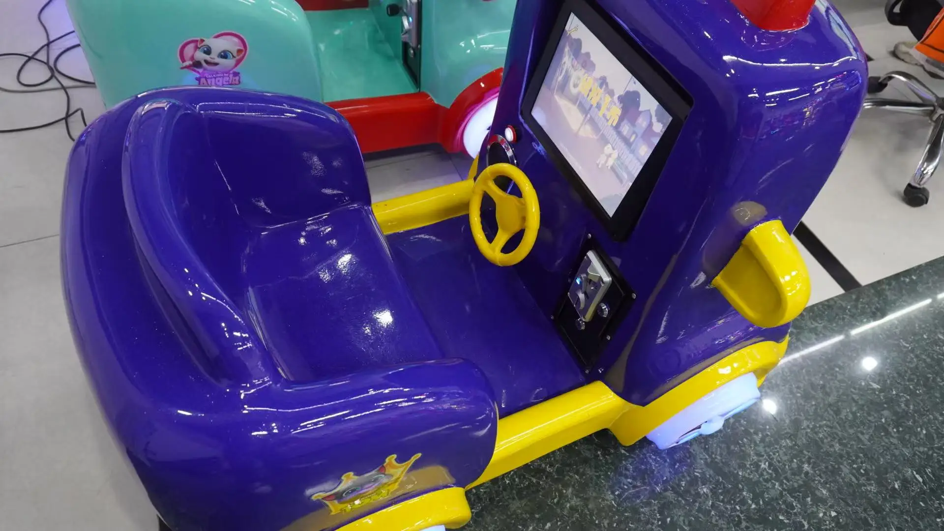 Coin-Operated Indoor Kiddie Ride Talking Tom Amusement Machine