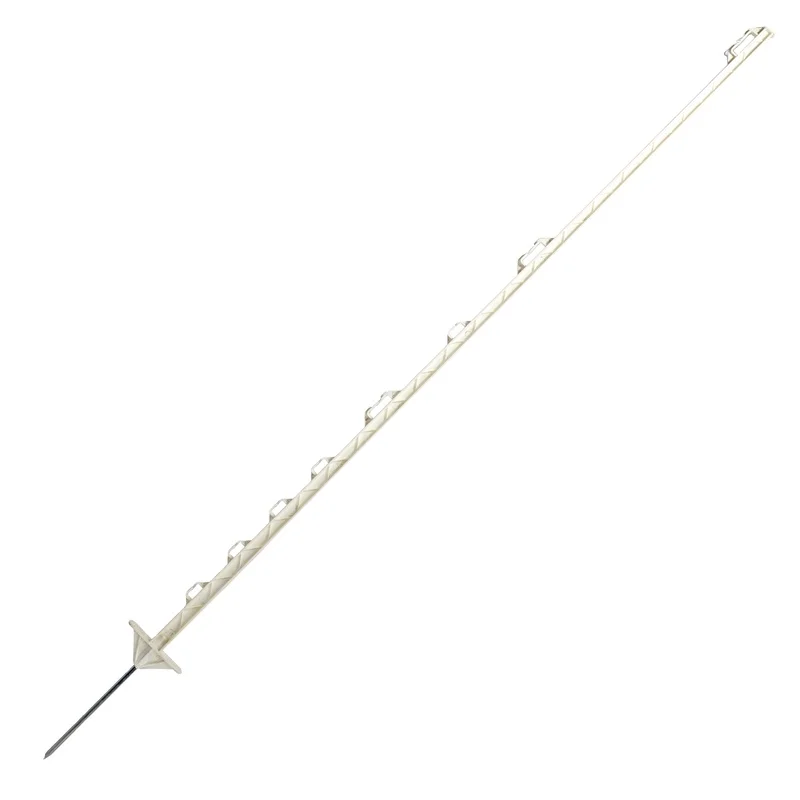 1.5m Durable Blanc Agricole Poteau De Clôture Électrique En