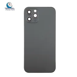 1 шт. задняя крышка батарейного отсека с мелкими деталями для iPhone 12 Pro Max металлическая рамка корпус задний Чехол гибкой громкостью