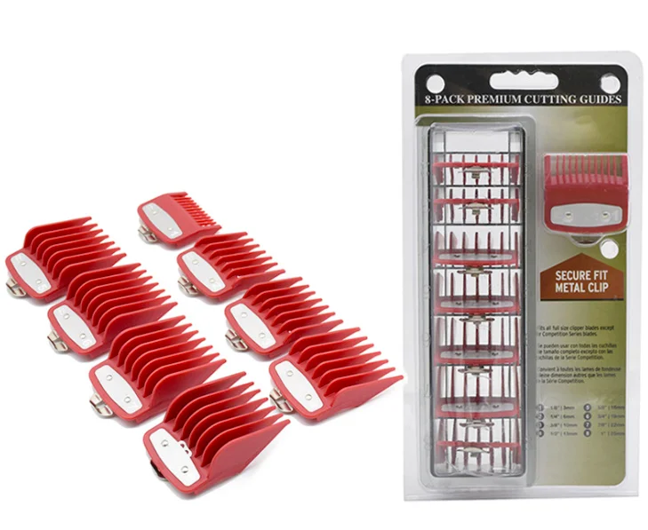 New Arrival Professional 8pcs Detachable Clipper Cutting Guide Comb Set ...