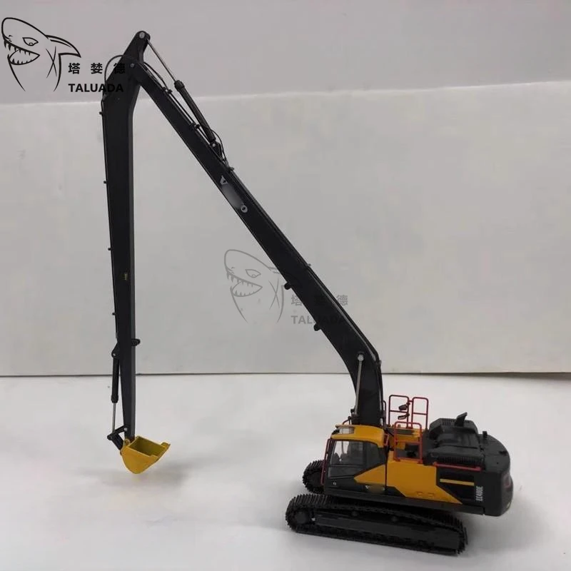 TALUADA VOLVO Alloy 1:50 Scale EC480E Long Lengthened Arm Excavator Model  Toy