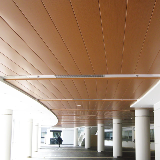 Ceiling Modern Hall  Soundproof Strip Fireproof Metal Aluminum Design False Ceiling for Hall