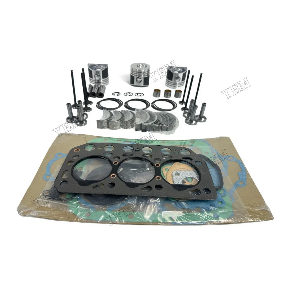 Engine Rebuilding Kit With Full Gasket Set Cylinder Piston Rings Bearing Valves for Mitsubishi K3E Engine Replacement Parts 3