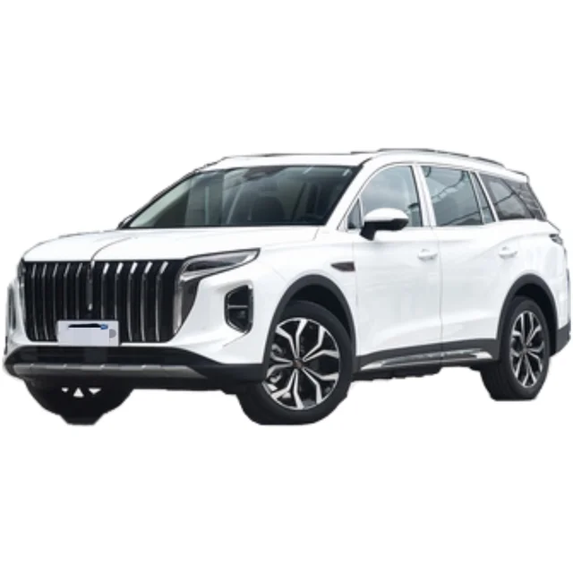 professional made China brand high quality new cars Hongqi HS7 Gas-electric hybrid car five-seater suv car